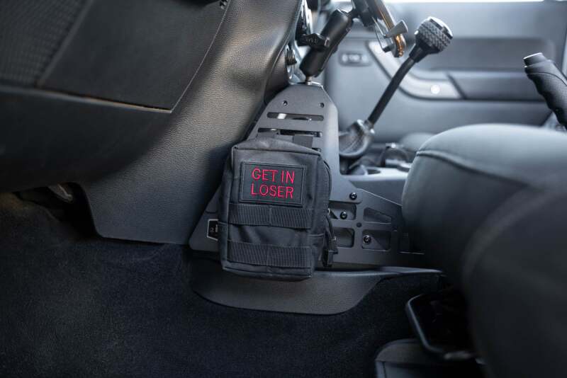 DV8 Offroad 07-18 Jeep Wrangler JK Center Console Molle Panels & Device Bridge
