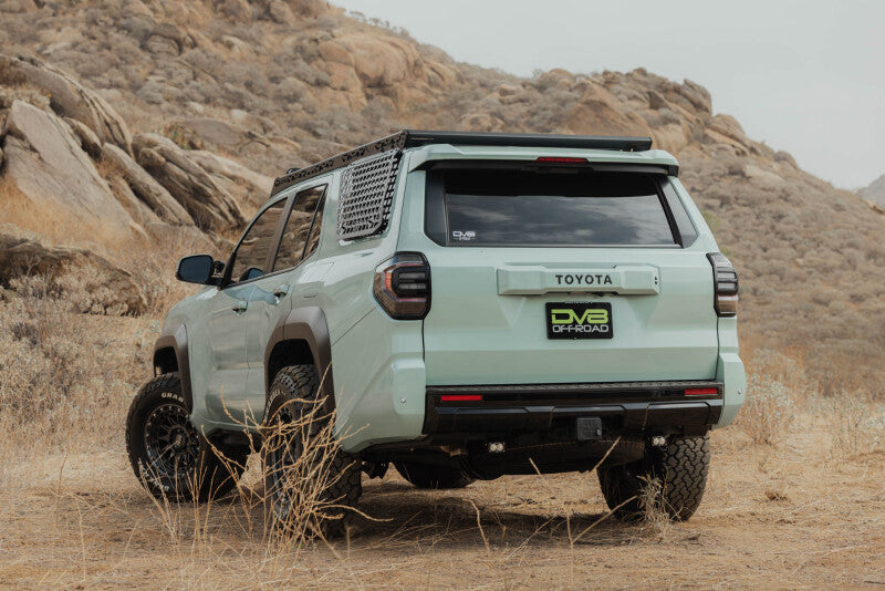 DV8 Offroad 25-26 Toyota 4Runner Exterior Window Molle for DV8 Offroad Roof Rack - Driver