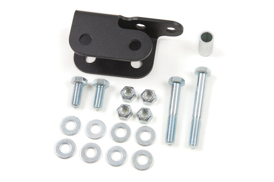 Zone Offroad 07-18 Jeep Wrangler JK 2-3in Track Bar Relocation Bracket