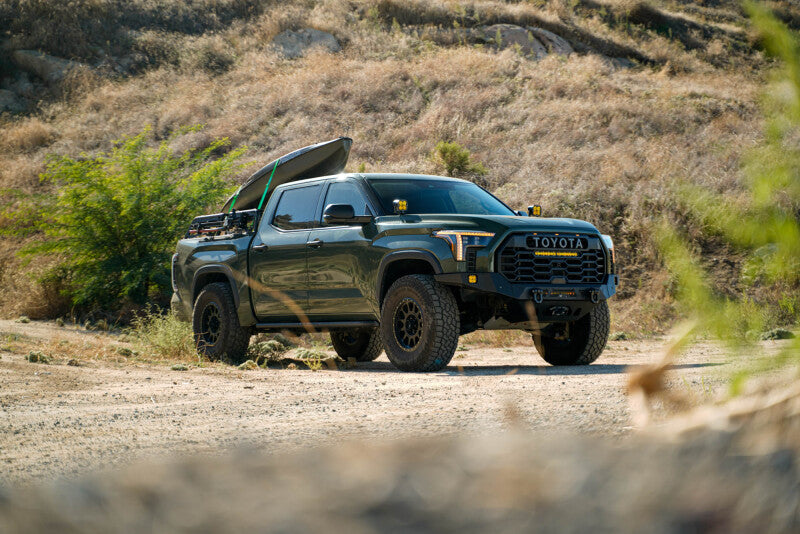 DV8 Offroad 07-23 Toyota Tundra / 09-23 Ford F150 Raptor MTO Series Bed Rack -  2pc Adj.