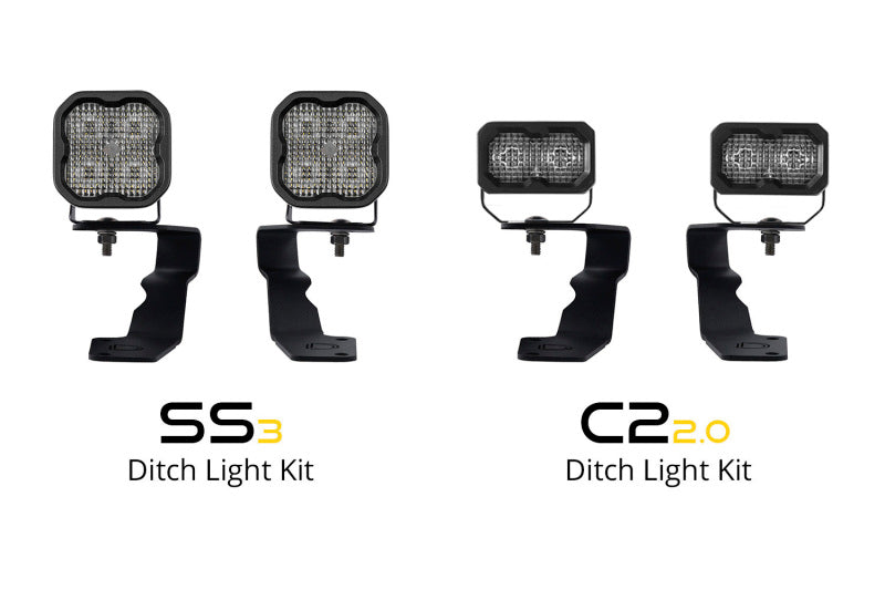 Diode Dynamics 15-21 Subaru WRX/STi Pro SS3 LED Ditch Light Kit - Yellow Combo