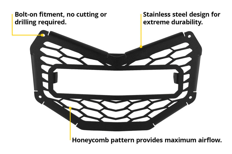Diode Dynamics 17-26 Can Am Maverick X3 SS10 Grille Sport Yellow Combo