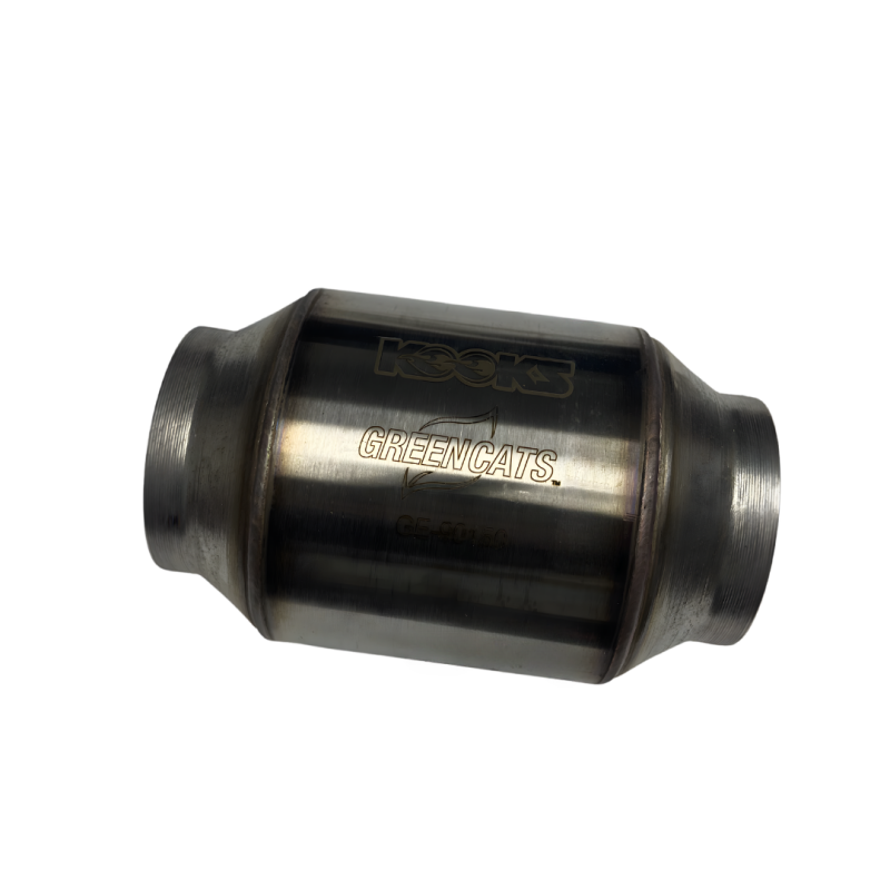 Kooks Universal 3 Inch ULTRA-GREEN Catalyst 3in Inlet/3in Outlet/4in Long/4.5in OD Body/7In OAL