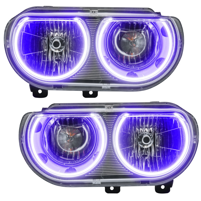 Oracle 08-14 Dodge Challenger SMD HL (Non-HID) - ColorSHIFT