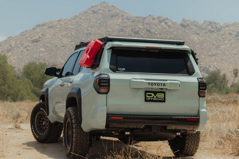 DV8 Offroad 25-26 Toyota 4Runner Exterior Window Molle for DV8 Offroad Roof Rack - Driver