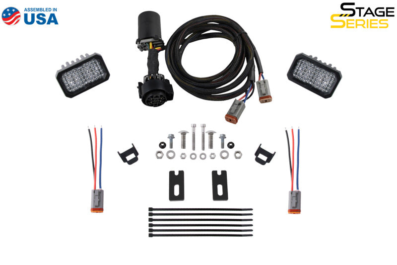 Diode Dynamics 2024+ Toyota Tacoma Stage Series Reverse Light Kit Brackets