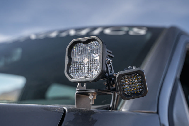 Diode Dynamics 21-22 Ford F-150 SS3 Stage Series Backlit Ditch Light Kit - Yellow Pro Combo