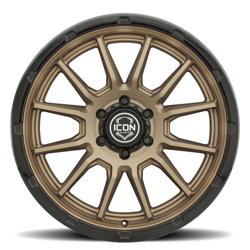 ICON Alloys Cajon 20x9 / 6x5.5 / 0mm / 5in BS Satin Bronze Wheel w/ GB Lip