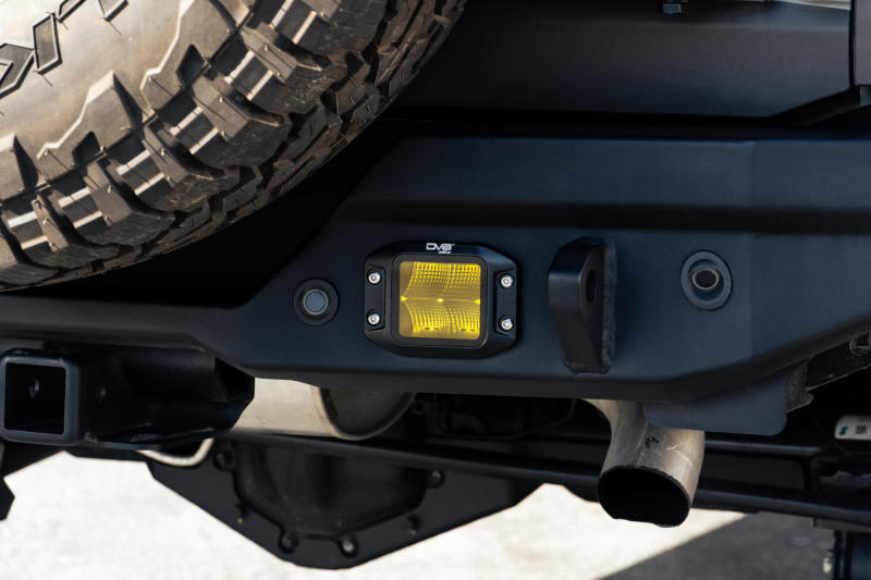 DV8 Offroad 3-Inch Elite Series LED Amber Flush Mount Pod Light