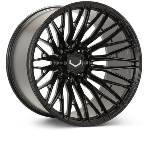 Vossen VFX-04 24x14 - 8x170 - ET75 - Mega Deep - 125.1 - Satin Black Wheel