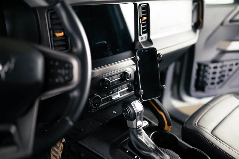 DV8 Offroad 21-23 Ford Bronco Center Console Molle Panels & Bridge