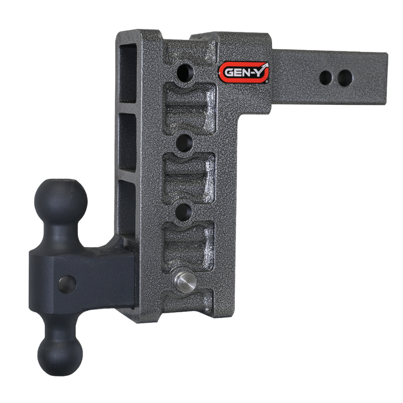 Gen-Y Mega Duty 2.5in Shank 9in Drop 3.5K TW 32K Hitch w/GH-0161 Dual-Ball