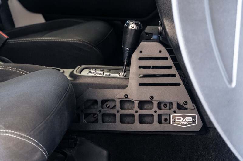 DV8 Offroad 07-18 Jeep Wrangler JK Center Console Molle Panels & Device Bridge