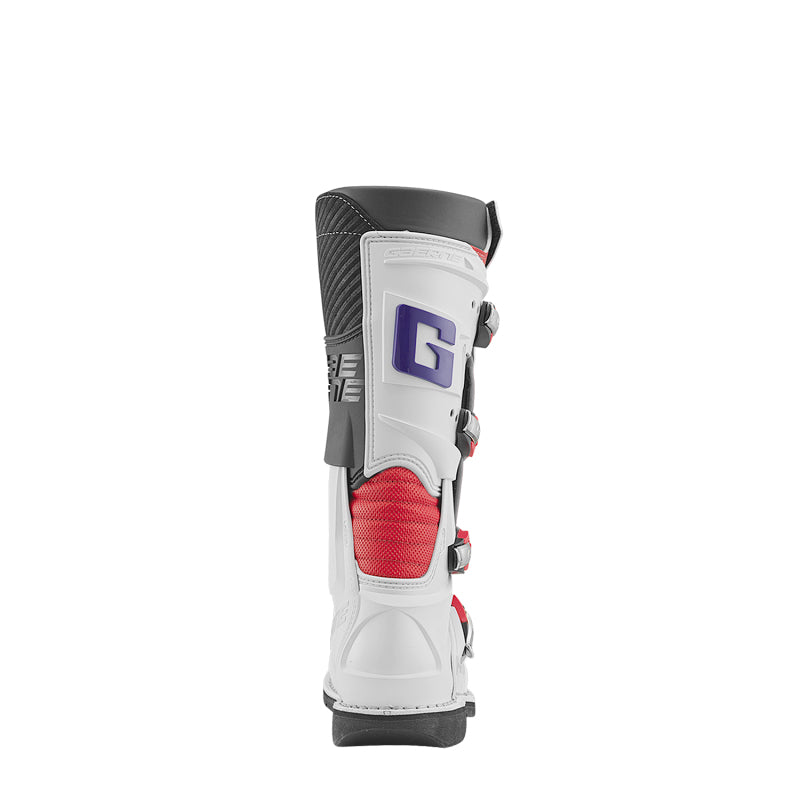 Gaerne GXJ Boot White/Red/Purple Size Youth - 5