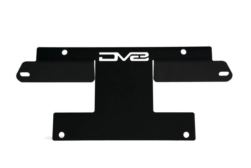 DV8 Offroad 21-22 Ford Bronco Factory Front Bumper License Relocation Bracket - Front