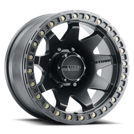 Method MR108 17x9 -44mm Offset 8x170 130.81mm CB Matte Black w/BH-H24 Wheel