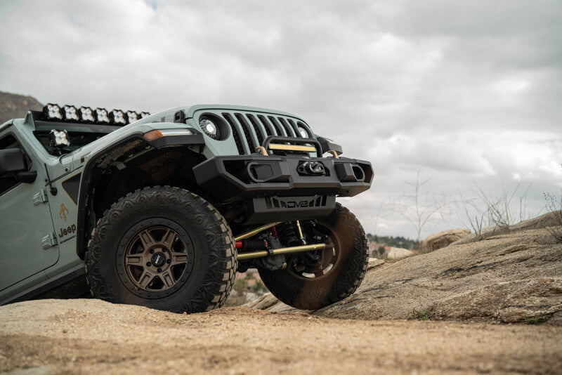 DV8 Offroad 18+ Jeep Wrangler JL / 20+ Jeep Gladiator JT OE Plus Front Bumper