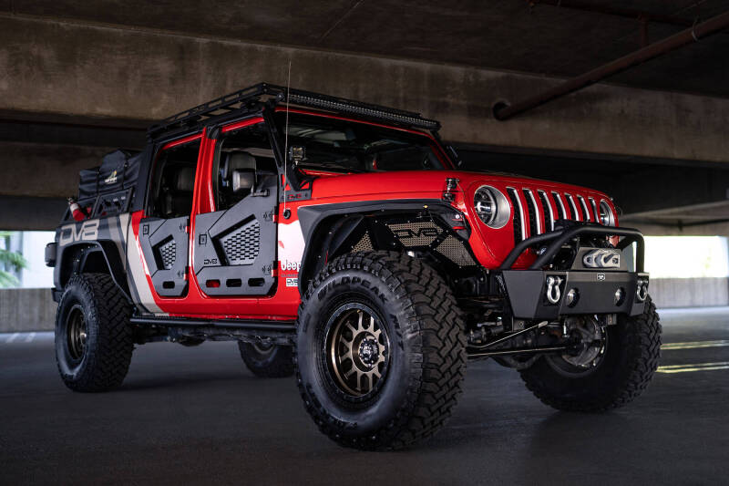 DV8 Offroad 18-22 Jeep Wrangler JL/JT Spec Series Half Doors - Rear Set