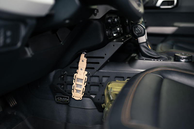 DV8 Offroad 21-23 Ford Bronco Center Console Molle Panels & Bridge