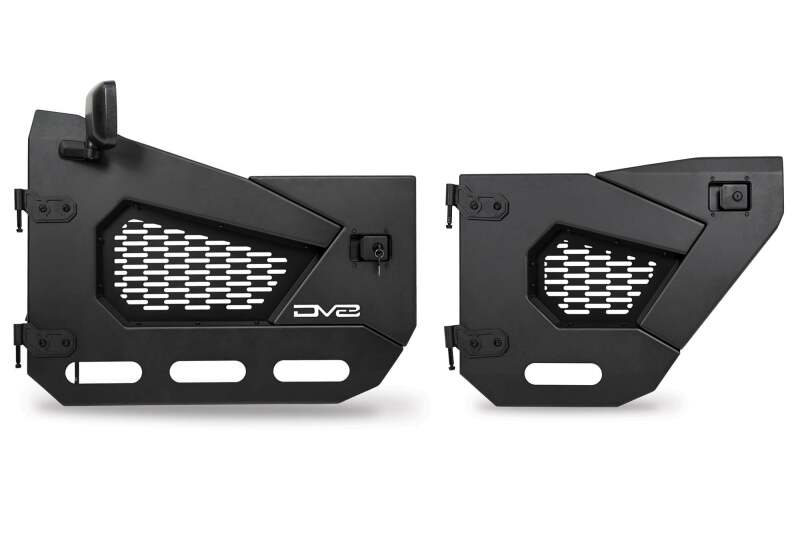 DV8 Offroad 18-22 Jeep Wrangler JL/JT Spec Series Half Doors - Front Set
