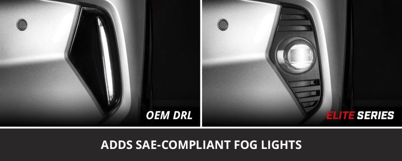 Diode Dynamics 19-22 Toyota RAV4 Elite Series Add-On Fog Lamp Kit - White