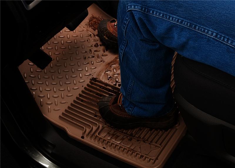Husky Liners 94-01 Dodge Ram 1500/2500/3500/80-96 Ford Bronco Heavy Duty Black Front Floor Mats