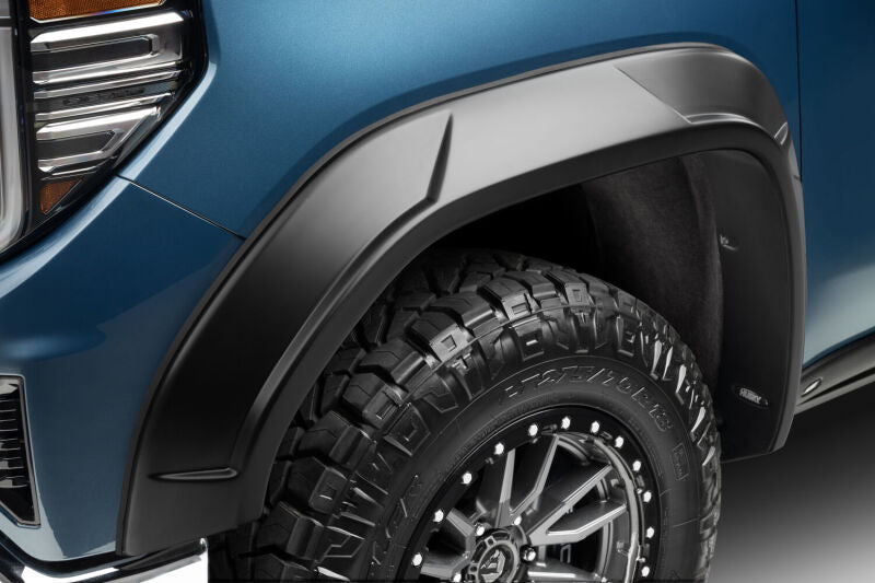 Husky Liners 19-24 GMC Sierra 1500 (69.9/79.4in. Bed) DRT Style Fender Flares (Smooth) 4pc - Blk