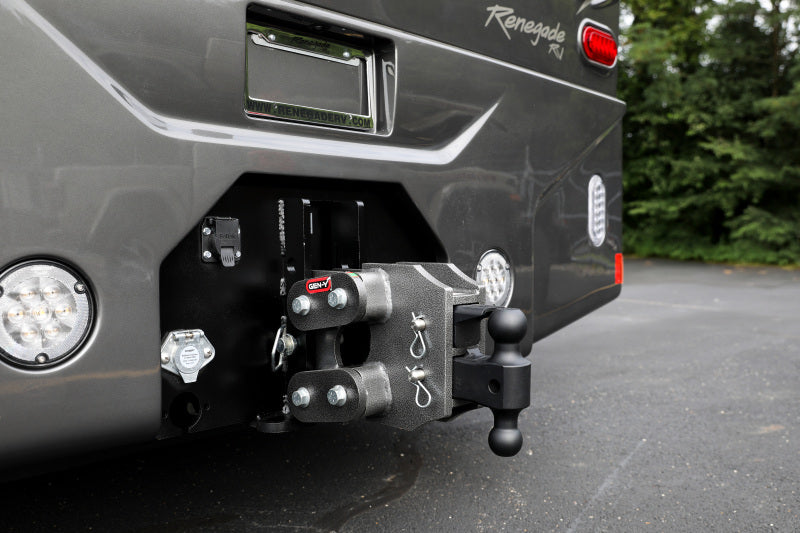 Gen-Y Victory Lane Torsion-Flex Flat Plate Trailer Coupler (1.5K-2.4K TW 21K Towing)