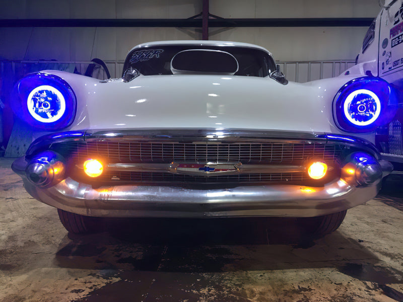 Oracle Pre-Installed Lights 7 IN. Sealed Beam - ColorSHIFT Halo