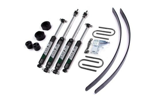 Zone Offroad 84-01 Jeep XJ 2in Kit w/Chrysler Axle