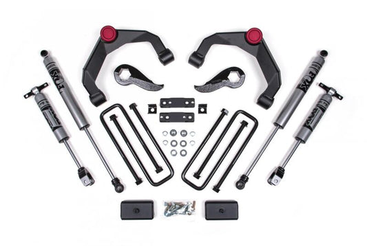 Zone Offroad 2020 GM 2500 / 3500 HD 3In Adventure Series (OE Key 84634344) w/o Overloads - Fox