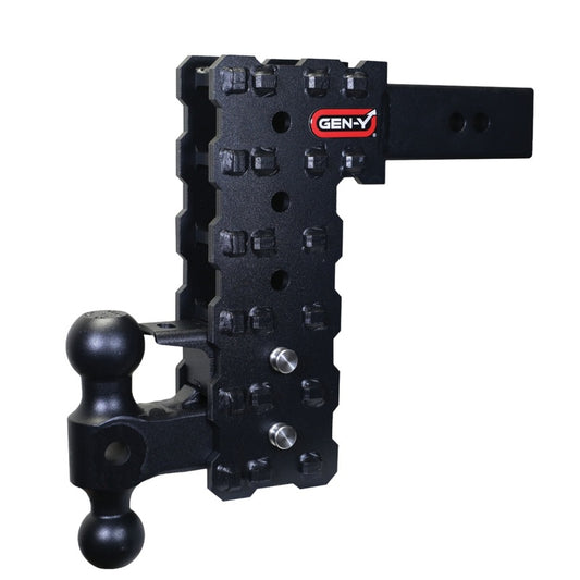Gen-Y Phantom-X 2.5in Solid Shank 10in Drop 1.6K TW 16K Hitch w/GH-051 & GH-032 (No Flat Towing)