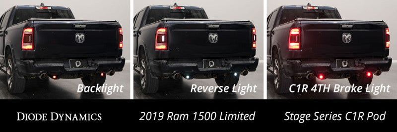 Diode Dynamics Stage Series Reverse Light Mounting Kit for 2019-Present Ram
