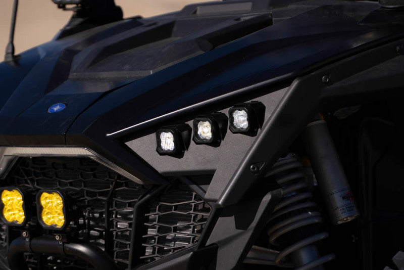 Diode Dynamics 20-Present Polaris RZR C1 Headlamp Kit Pro - White ABL (Pair)