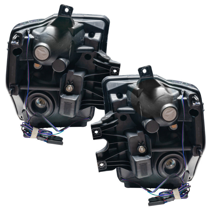 Oracle 08-10 Ford F250/350 LED HL - Black - ColorSHIFT w/ Simple Controller