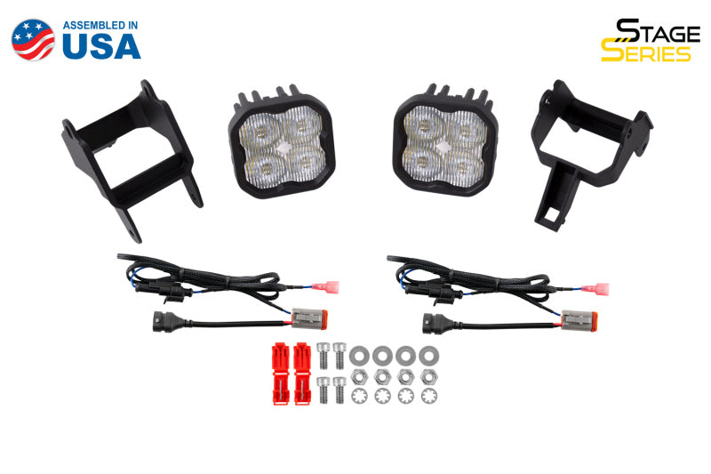 Diode Dynamics SS3 Pro Type SDX Kit ABL - White SAE Fog