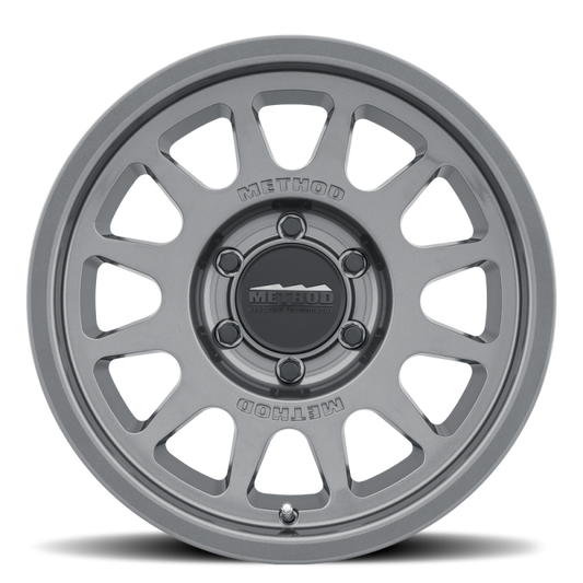 Method MR703 Bead Grip HD 18x9 +40mm Offset 6x5.5 95.25mm CB Gloss Titanium Wheel