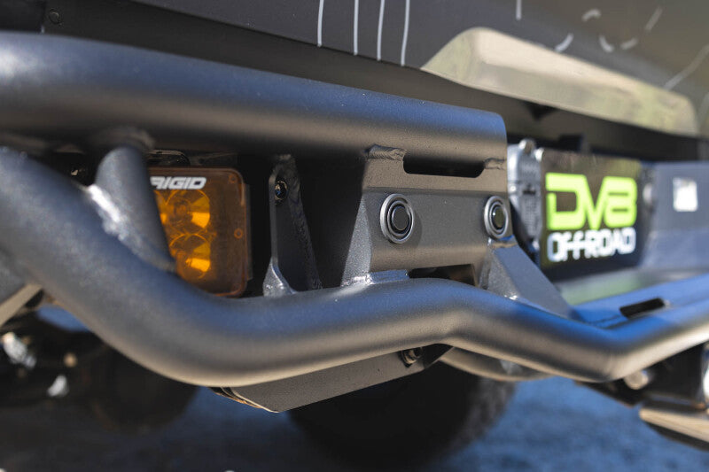 DV8 Offroad 23-26 Chevrolet Colorado/GMC Canyon Tube Rear Bumper - Micro Texture Black Powder Coat