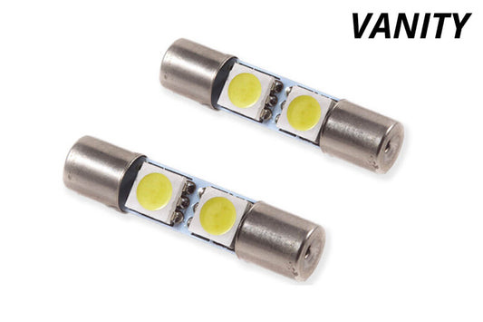 Diode Dynamics 28mm SMF1 LED Bulb - Green (Pair)