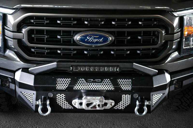 DV8 Offroad Bull Bar Add-On For DV8 Ford Bronco Bumpers - Fits 13in Elite Series Light Bar