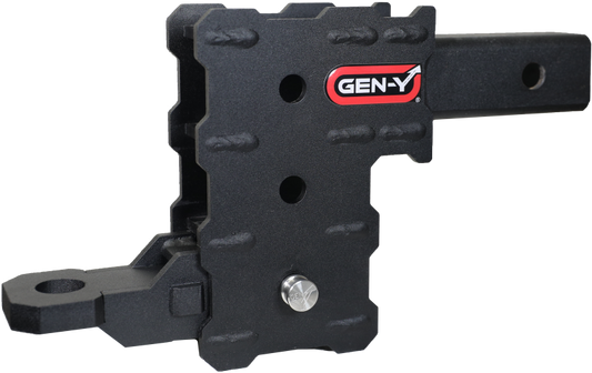 Gen-Y Phantom 2in Hollow Shank 4.5in Drop 500lb TW 12K Hitch w/GH-102541/GH-102359 (No Flat Towing)