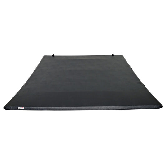 Westin 99-16 Ford F-250/350 Super Duty 6.75ft. Bed Soft Tri-Fold Tonneau Cover - Black