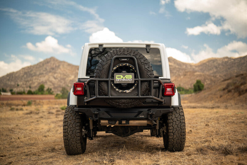 DV8 Offroad 18-25 Jeep Wrangler JL Body Mounted Tire Carrier