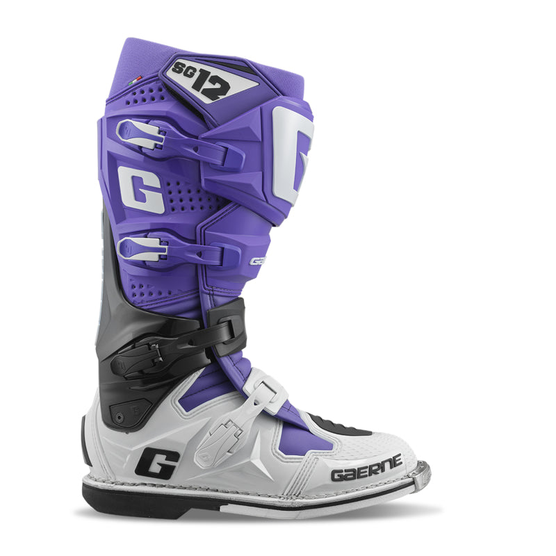 Gaerne SG12 Limited Edition LE Boot Purple/Black/White Size 12