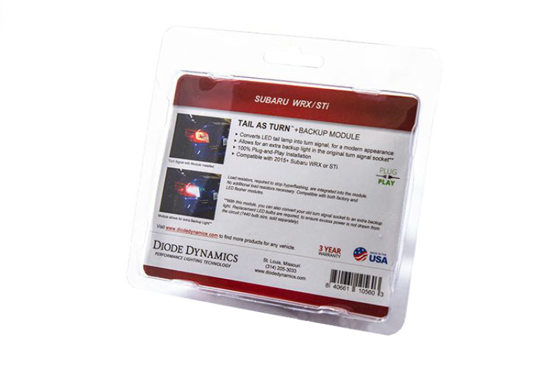 Diode Dynamics 15-21 Subaru WRX / STi Tail as Turn +Backup Module (USDM) Stage 2