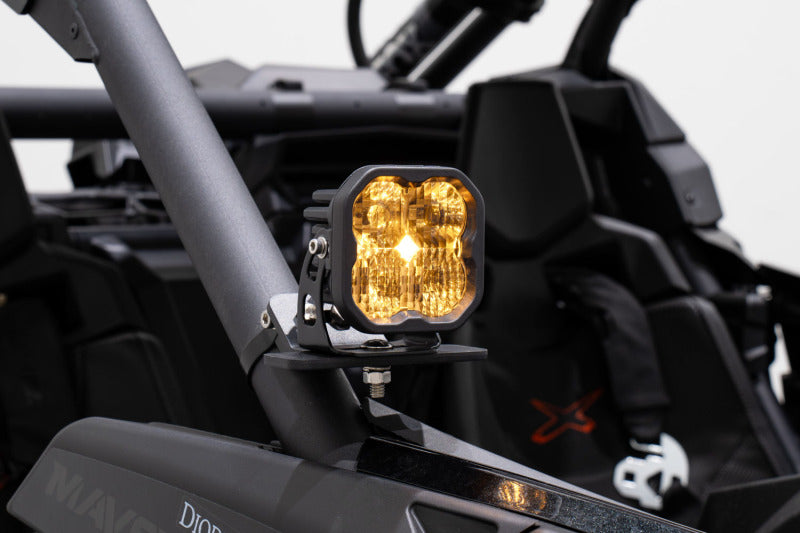 Diode Dynamics 17-24 Can-Am Maverick X3 SS5 Stage Series Ditch Light Kit - Sport White Combo