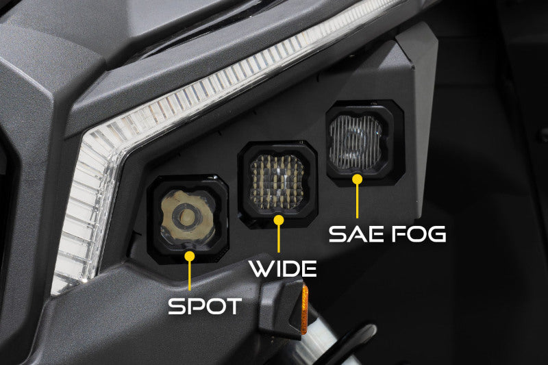 Diode Dynamics 17-24 Can-Am Maverick X3 C1 Headlamp Kit - Pro White ABL (Pair)