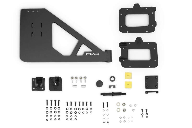 DV8 Offroad 07-18 Jeep Wrangler (JK) Tire Carrier for MTO Bumper