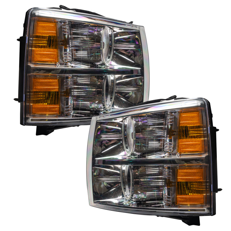 Oracle 07-13 Chevrolet Silverado SMD HL - Round Style - ColorSHIFT w/o Controller