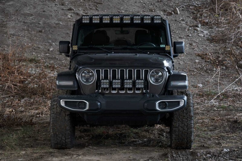 Diode Dynamics Jeep JL SS5 Sport CrossLink Windshield - Yellow Combo Lightbar Kit